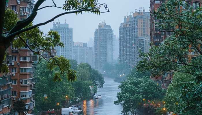 暴雨来袭 途经京广京九线列车受影响部分限速或停运