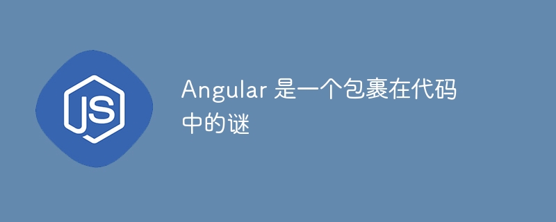 angular 是一个包裹在代码中的谜