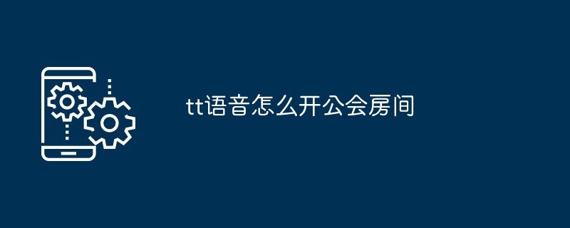 tt语音怎么开公会房间