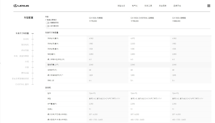 新款雷克萨斯GX550在本土追加入门新车型11月发售，起售价或仅46.插图10