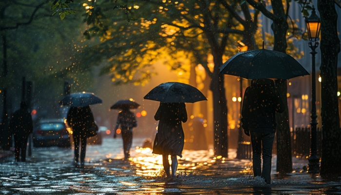 暴雨橙色预警拉响 六省份面临暴雨至大暴雨