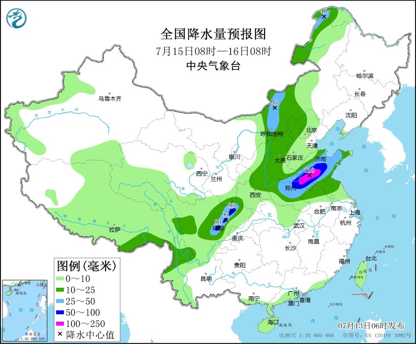 四川盆地至长江下游沿江地区遭遇强降雨 江南华南持续高温炙烤