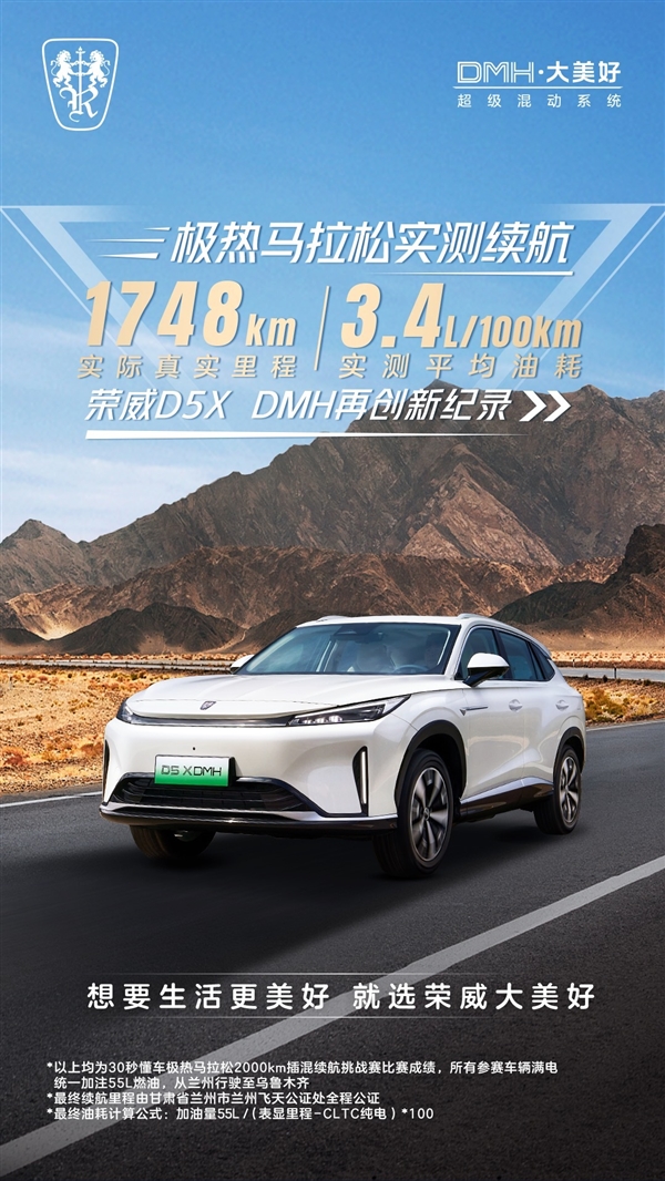 同台竞技比亚迪秦L、本田雅阁PHEV：荣威D7 DMH续航2160km夺第一