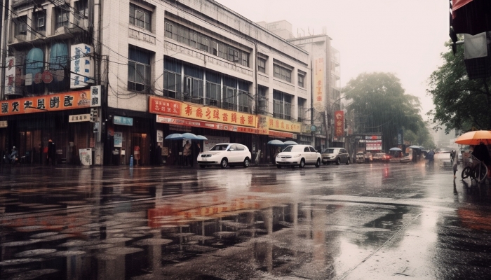 台风“格美”侵袭东南沿海，携强风雨来袭，中东部高温显著缓解