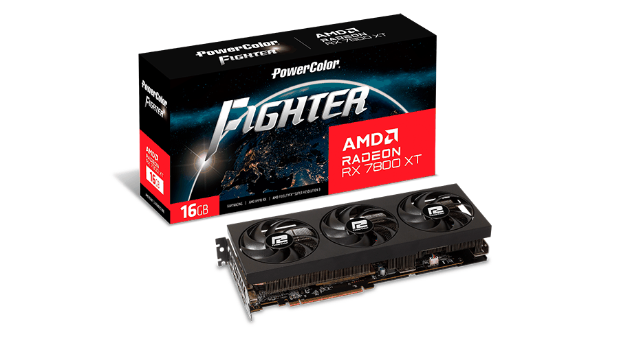 撼讯、玄人志向推出黑化版 Radeon RX 7800XT / 7700XT 显卡