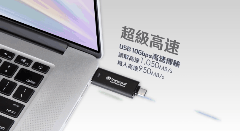 创见推出 ESD310C 双接口移动固态硬盘：1050MB/s 读速，379 元起