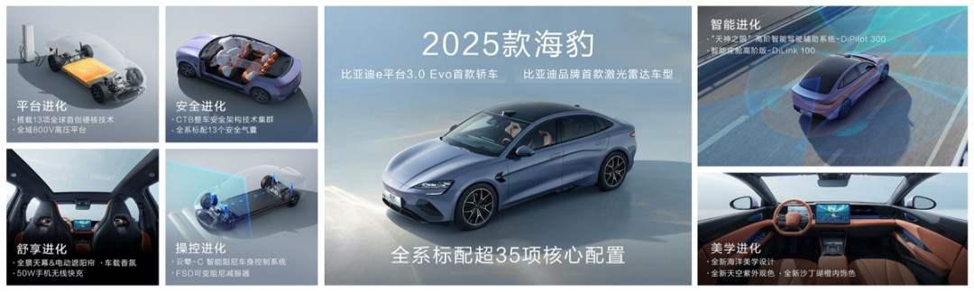 17.58万元起 2025款比亚迪海豹正式上市：极速可达240km/h插图3