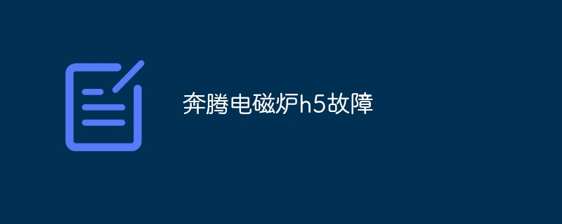 奔腾电磁炉h5故障