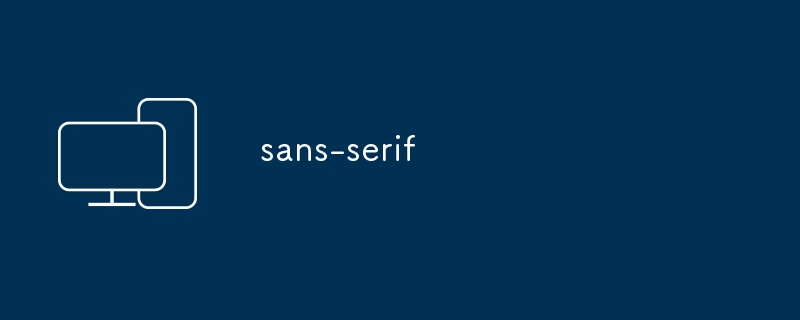 sans-serif