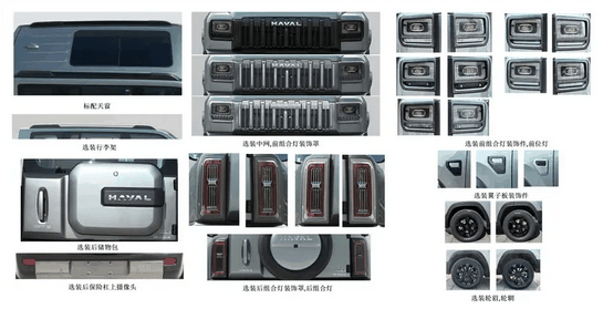 平替路虎卫士！新款哈弗猛龙申报：搭Hi4智能四驱电混技术