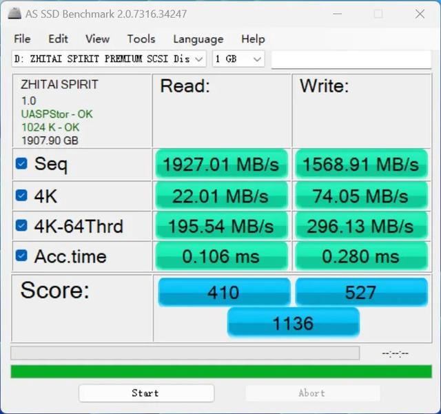 突破2100MB/s! 致态灵·先锋版移动固态硬盘首发测评插图18