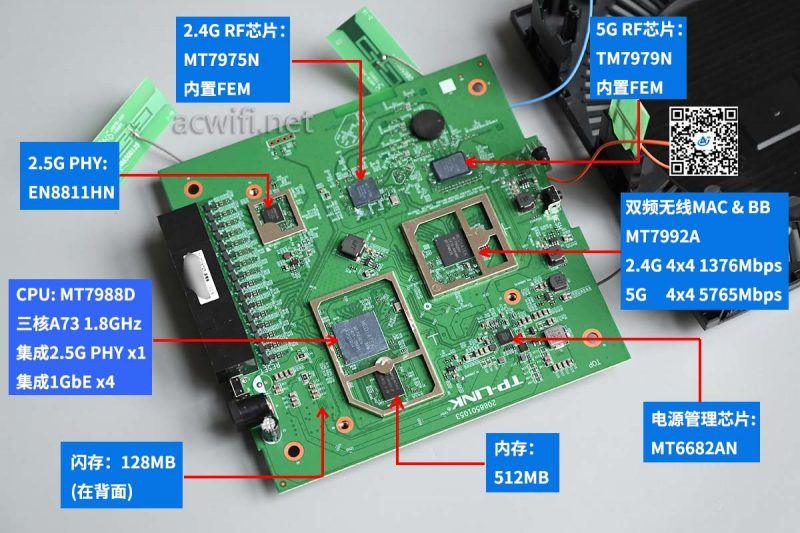 CPU不是6nm制程? TPLINK 7DR7250 WiFi7无线路由器拆机测评插图70