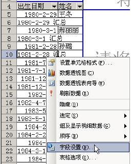 excel表格如何按出生年月排序