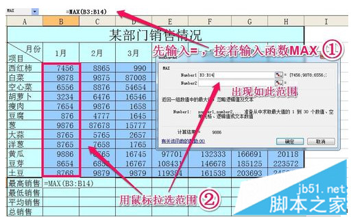 如何使用Excel计算最大值、最小值和平均函数呢？