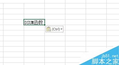 Excel中的DSUM函数如何使用呢?