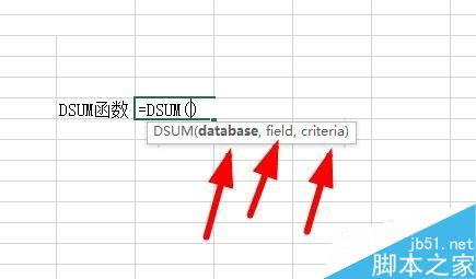 Excel中的DSUM函数如何使用呢?