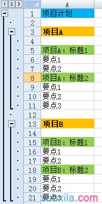 Excel表格怎样创建加号展开按钮呢？