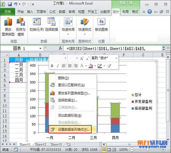 Excel教程如何绘制盈利分析图，了解一下！