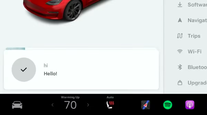 特斯拉车辆现可回应“你好”，暗示语音助手已在路上插图2