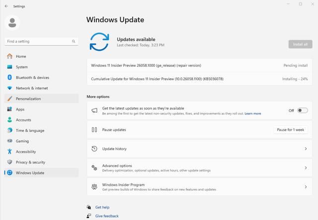 Win11新功能! Windows Update一键修复系统问题详解插图2