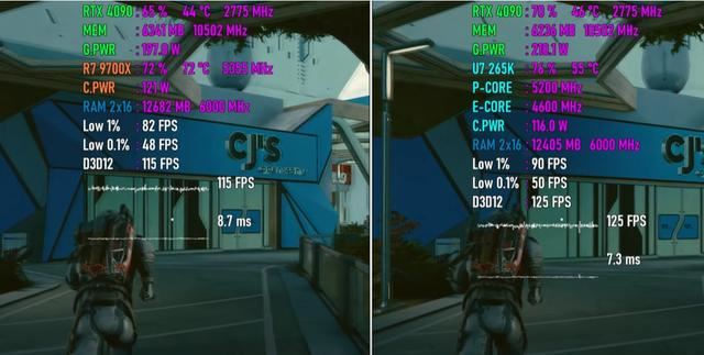 Core Ultra 7 265K和Ryzen 7 9700X怎么选? 七款游戏性能测评插图20