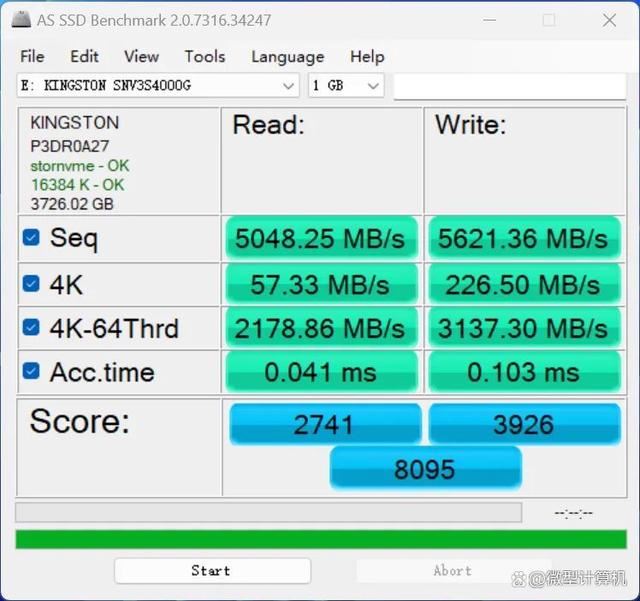 读取速度高达6000MB/s! 金士顿NV3 PCIe 4.0 固态硬盘4TB性能测评插图16