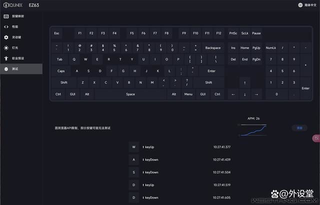 铝厂千元顶配磁轴ST! IQUNIX EZ63电竞磁轴键盘全面测评插图68