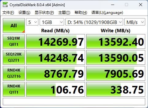 秒杀其他PCIe5.0SSD! 满血版 PCIe5.0 SSD 致态TiPro9000固态硬盘测评插图58