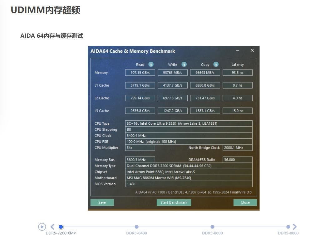 内存超频黑科技一键9200! 微星MAG B860M MORTAR WIFI迫击炮主板评测插图80