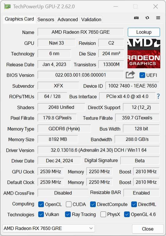 1080P游戏性能领先RTX 4060超20%! AMD RX 7650GRE显卡评测插图32