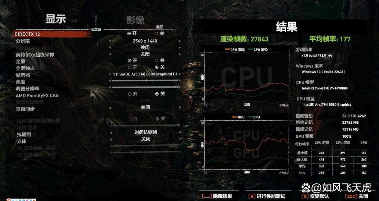 英特尔2代显卡升级完胜N卡4060! 蓝戟B580 Photon 12G OC显卡拆解测评插图66