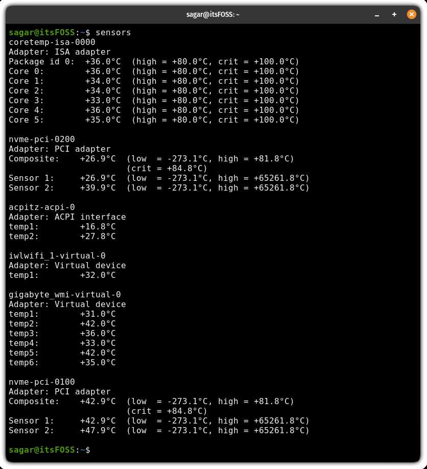 如何在 Linux 中查看 CPU 详细信息? 3招轻松查看CPU型号、核心数和温度插图6