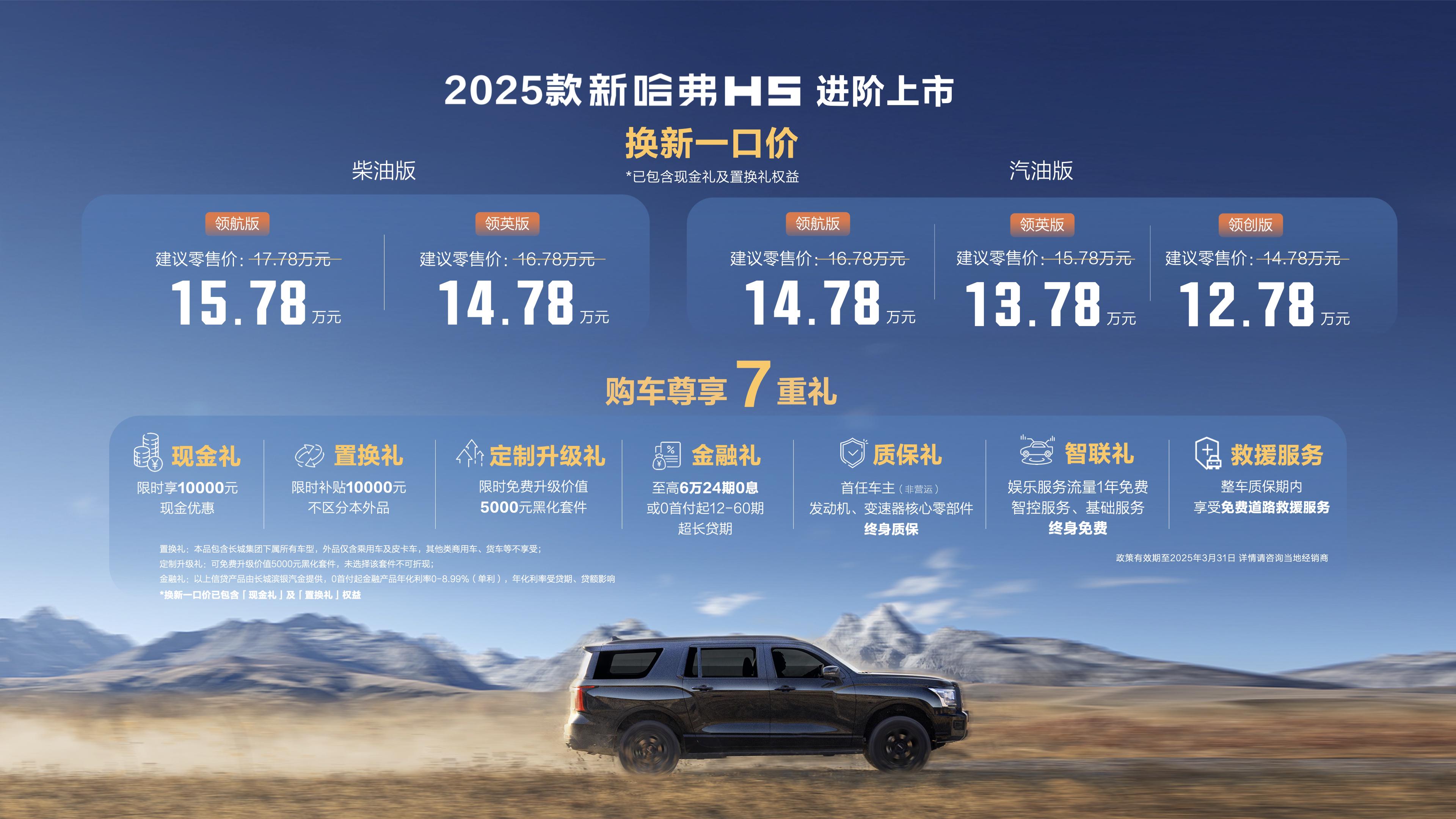 2025款新哈弗H5一车抵三车，换新一口价12.78万起！插图